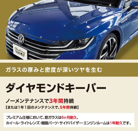 ダイヤモンドキーパー（耐久性３年）研磨処理無し