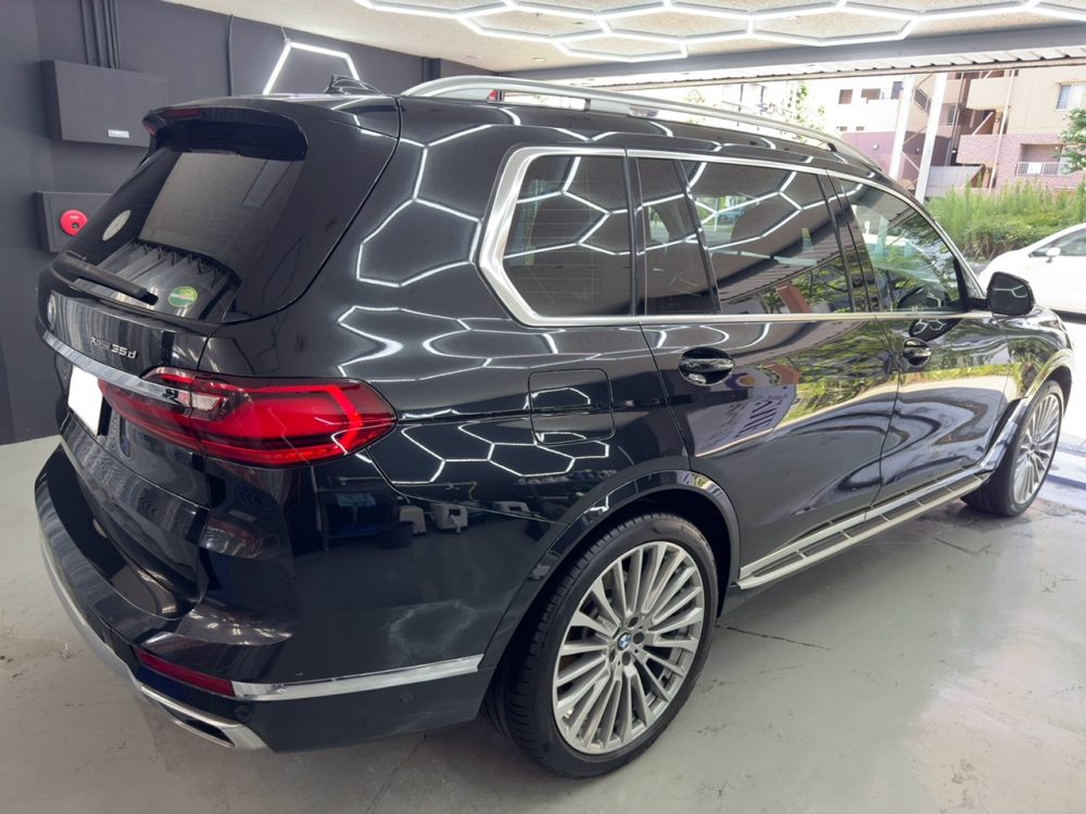 BMW X7 洗車 コーティング 横浜