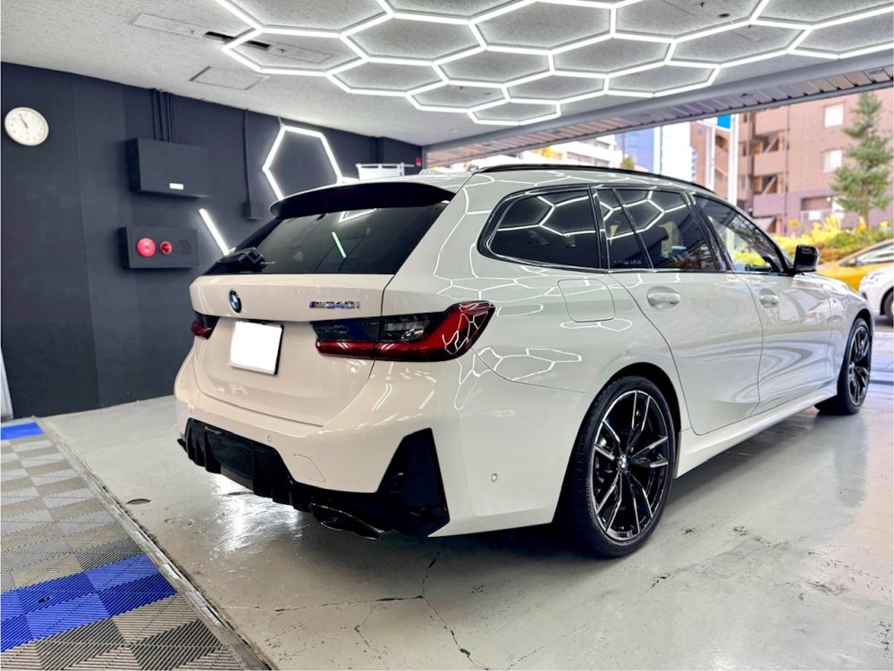 BMW M340ツーリング セラミックコーティング ガラスコーティング 横浜 西区 戸部町