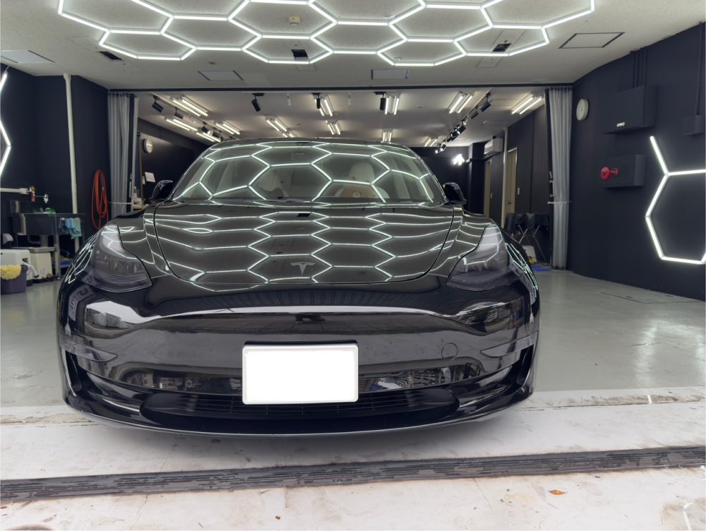 新型TESLAモデルY（ジュニパー)にオススメのコーティングプランはこちら！