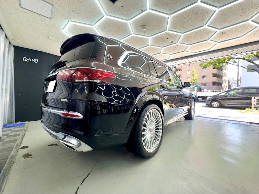 マイバッハ GLS600 洗車 安い 早い 綺麗 横浜スタジアム 横浜中華街 山下公園 マリンタワー