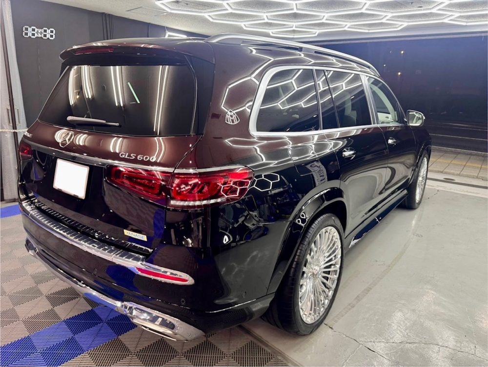 メルセデスベンツ マイバッハ GLS600 セラミックコーティング 横浜 マリンタワー 横浜ハンマーヘッド そごう横浜
