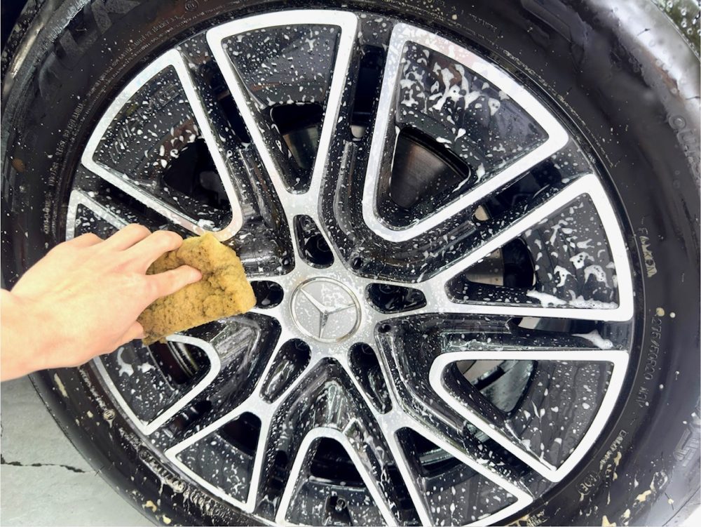 メルセデスベンツGクラス ホイール 洗車