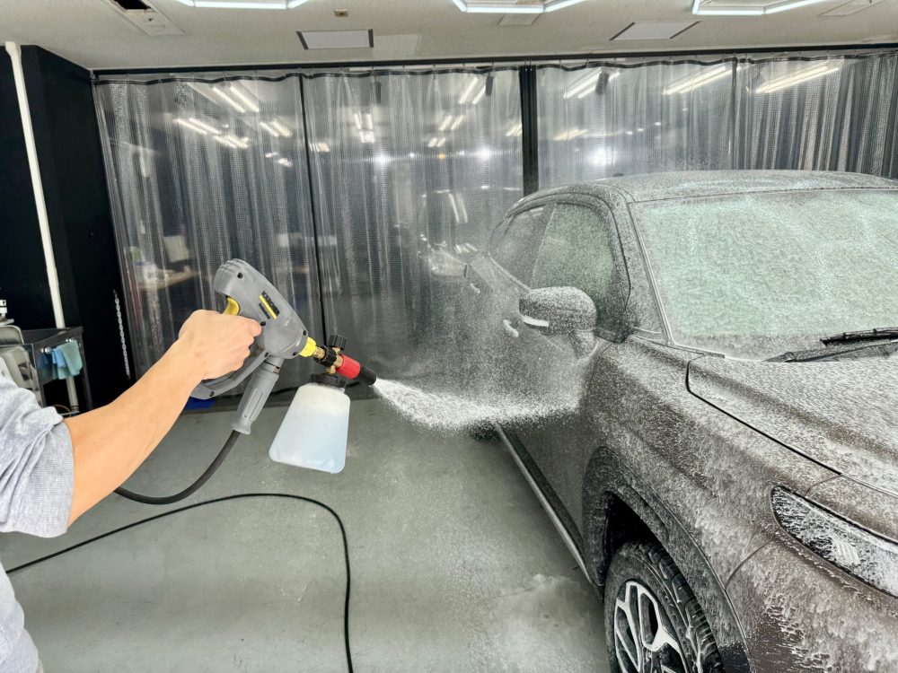 スズキ フロンクス 純水洗車 フォームガン 手洗い洗車