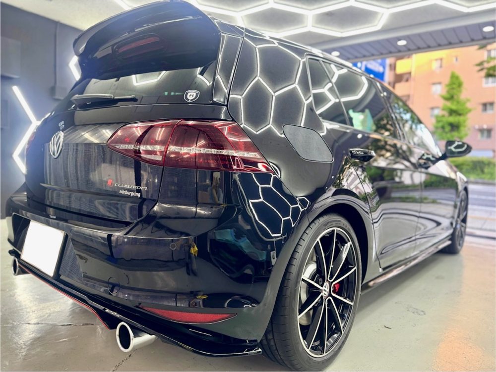 フォルクスワーゲン ゴルフGTI 細部洗浄 ３PH洗車 横浜