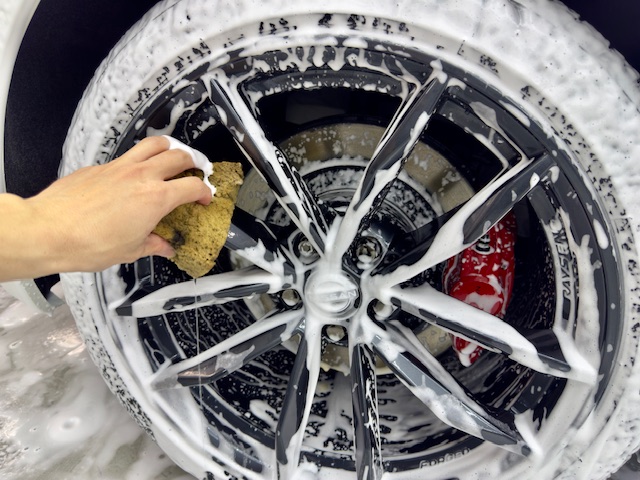 日産 フェアレディZ ホイール 洗車