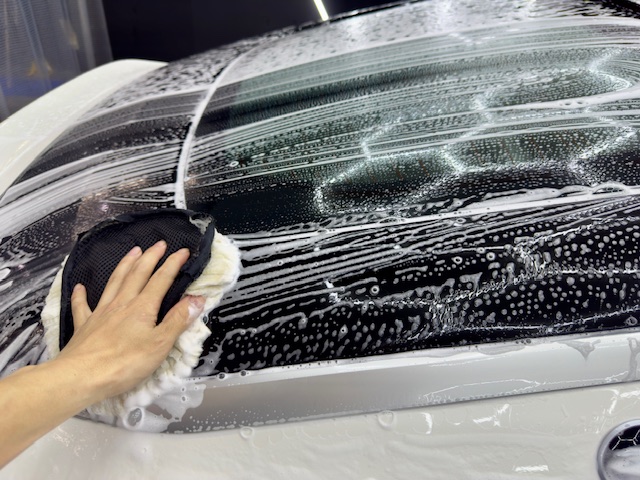 日産 フェアレディZ ムートン洗車 ムートングローブ