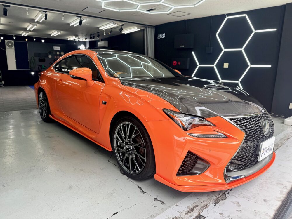 レクサス RCF セラミックコーティング ガラスコーティング 横浜 西区 みなとみらい