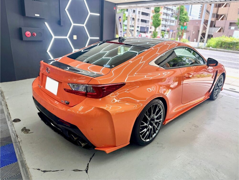 レクサス RCF 手洗い洗車 横浜 そごう横浜 パシフィコ横浜