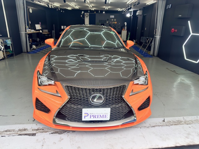 レクサス RCF ３PH洗車 横浜 西区 みなとみらい 中区 南区 神奈川区 港南区 磯子区 川崎市