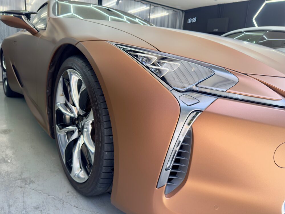 レクサス LC500 フルラッピング 洗車 コーティング 横浜