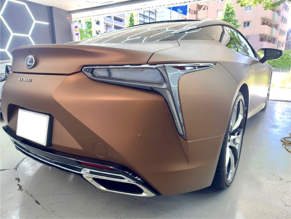 レクサス LC500 フルラッピング 洗車 安い 早い 丁寧 横浜 西区