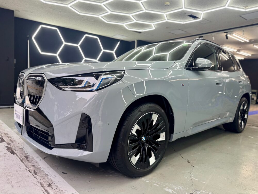 【PRIMEセラミックコーティング】BMW X3 プライムセラミックコーティング他 横浜市中区