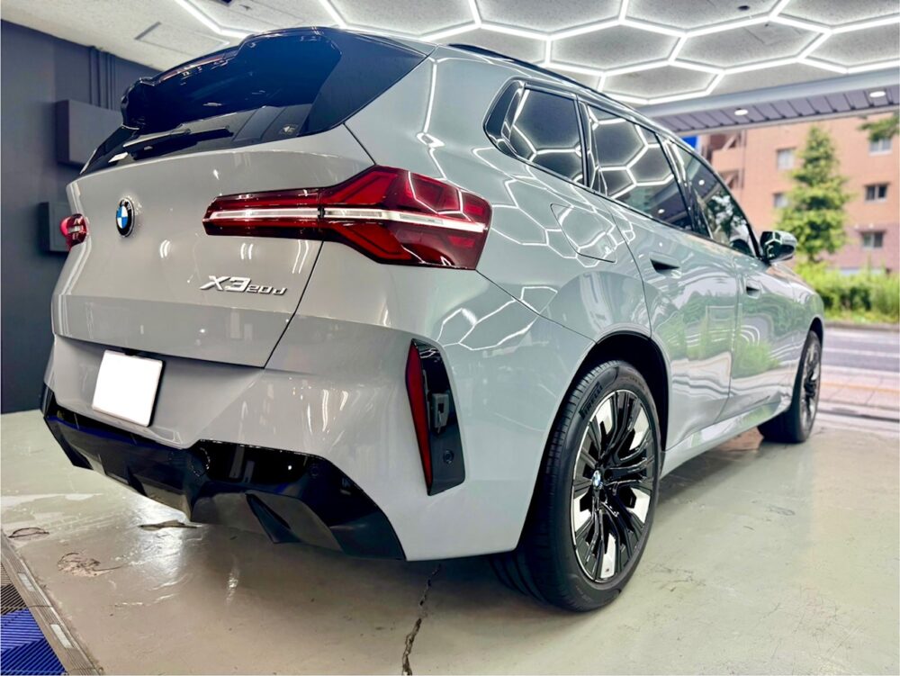 BMW X3 洗車 コーティング 横浜 みなとみらい ランドマークタワー クイーンズスクエア横浜 赤レンガ倉庫