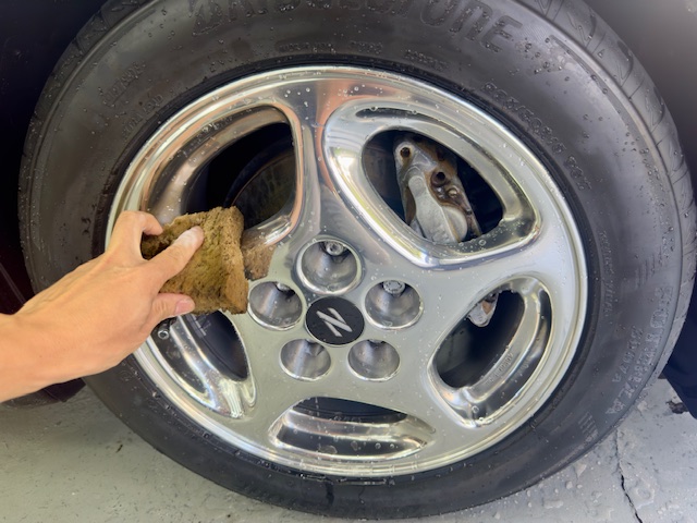 フェアレディZ ホイール 洗車 横浜