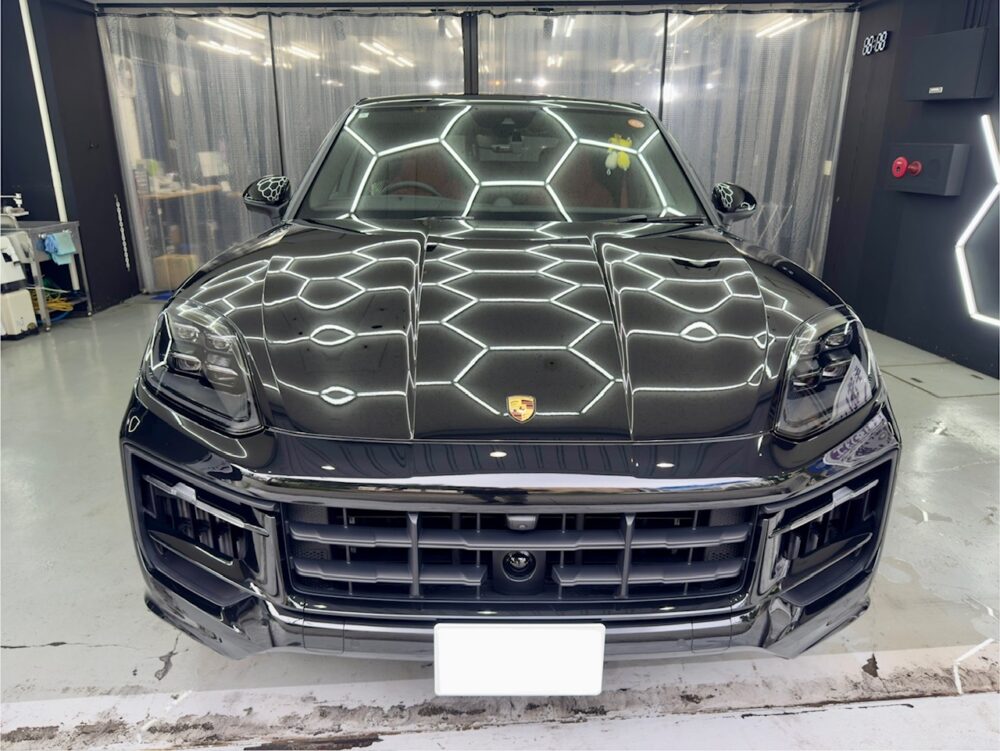 ポルシェ カイエンS 洗車 コーティング 横浜 西区 戸部町
