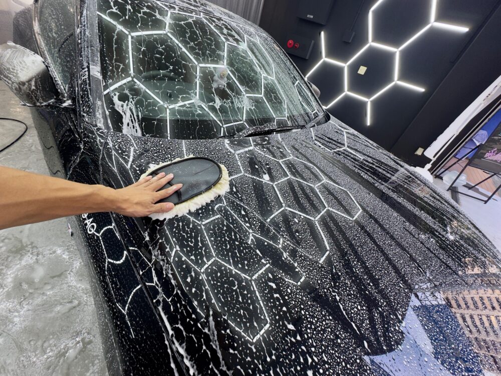 BMW M440i ムートングローブ ムートン洗車 横浜 西区 戸部町