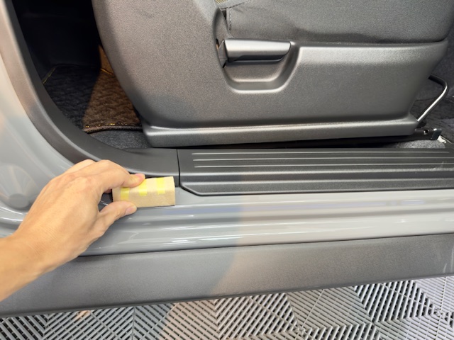 ジムニーシエラ セラミックコーティング ドア内側コーティング