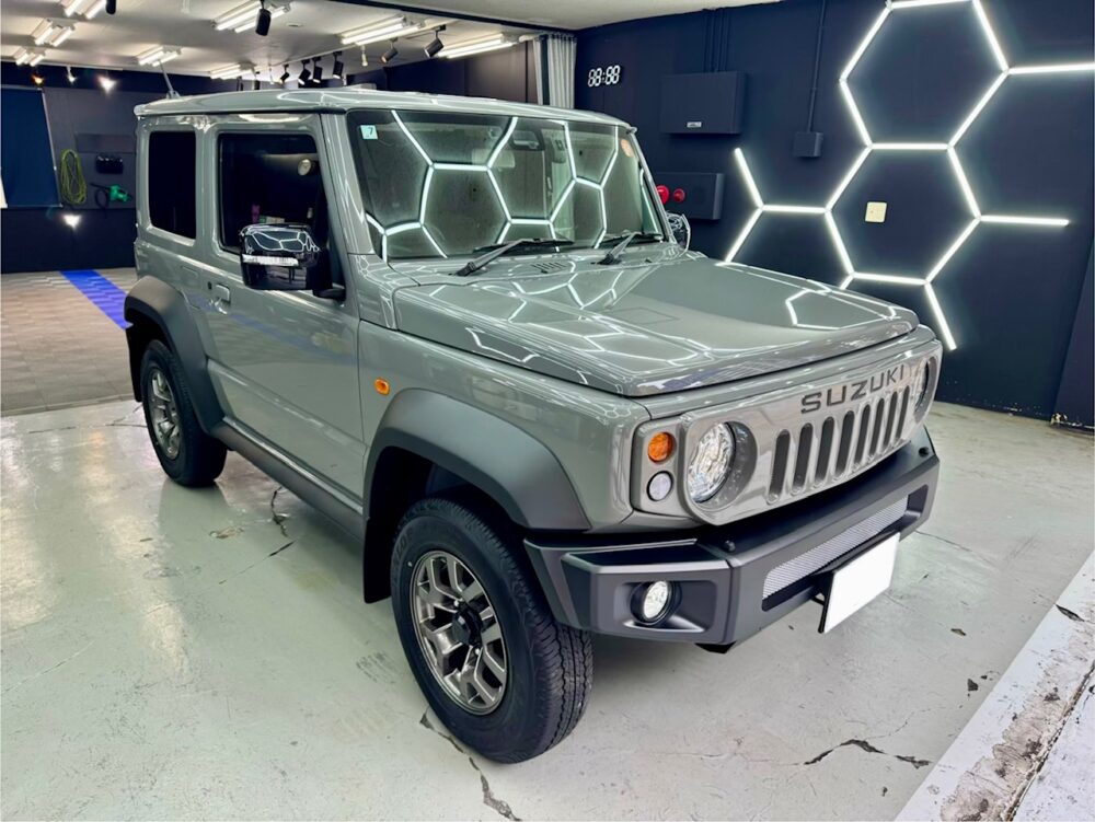 ジムニーシエラ セラミックコーティング 横浜 みなとみらい ランドマークタワー クイーンズスクエア横浜 赤レンガ倉庫 マリンタワー