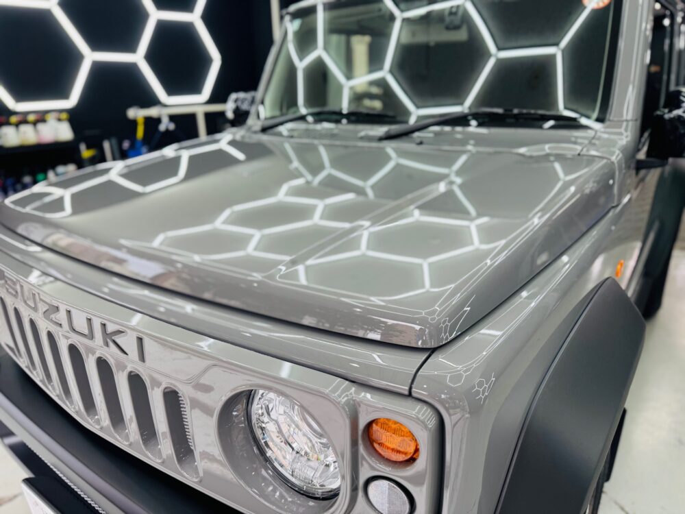 ジムニーシエラ セラミックコーティング 艶感 光沢感