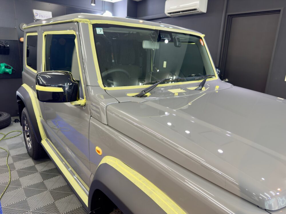 ジムニーシエラ マスキングテープ 養生