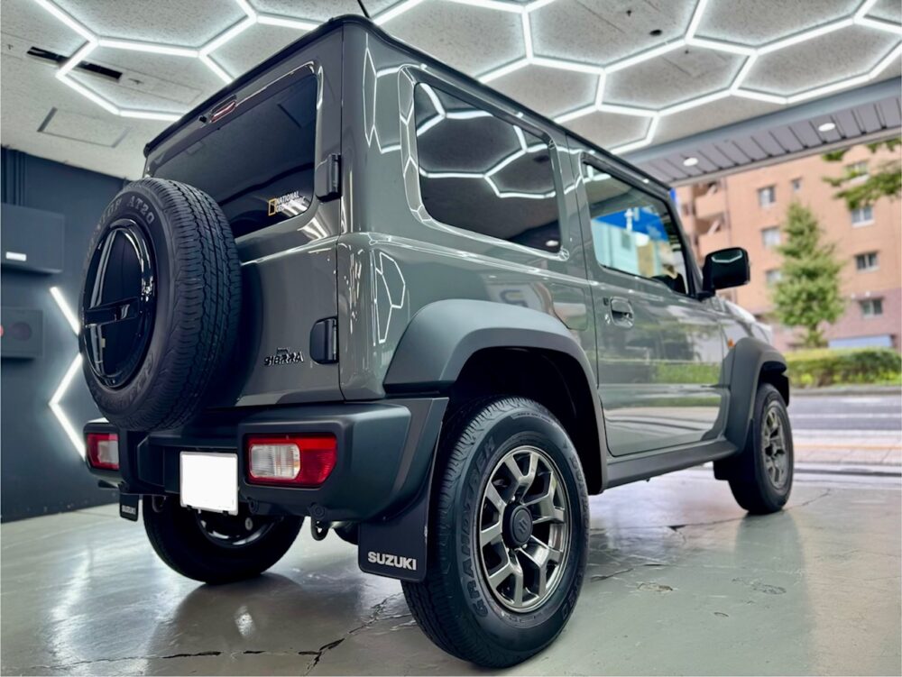 ジムニーシエラ 洗車 コーティング 安い 早い 綺麗 横浜 西区 大田区 品川 目黒 世田谷