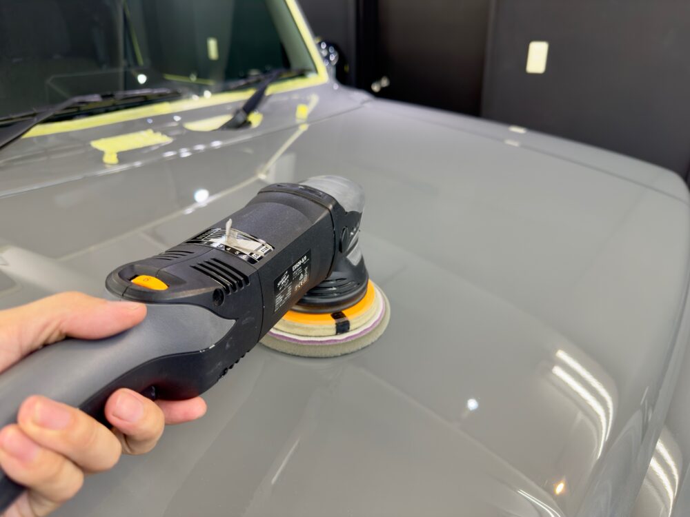 ジムニーシエラ 磨き 研磨作業