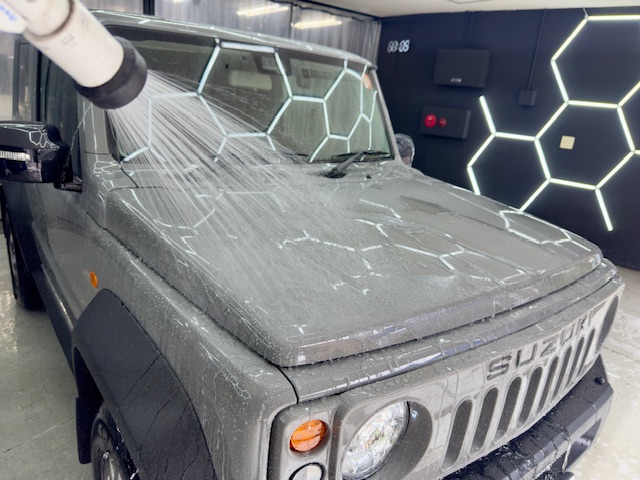 ジムニーシエラ 純水洗車 横浜