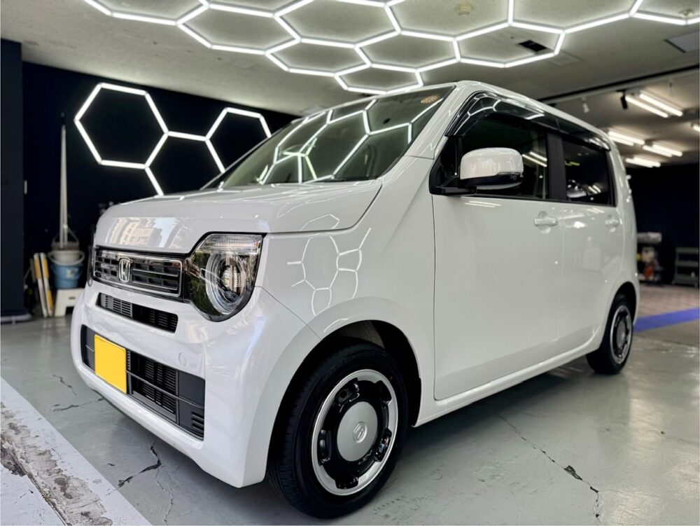 【PRIMEセラミックコーティング】ホンダ Nワゴン プライムセラミックコーティング他 横浜市金沢区