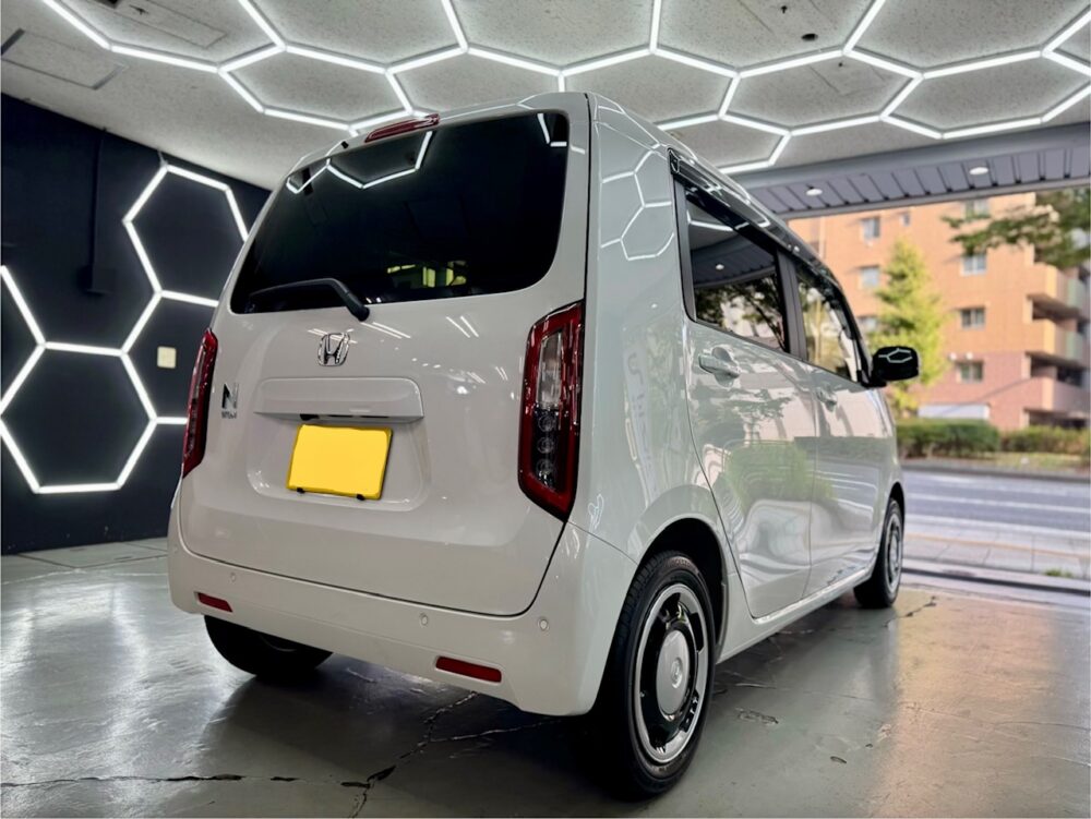 ホンダ NWGN 洗車 コーティング 早い 安い 綺麗 横浜