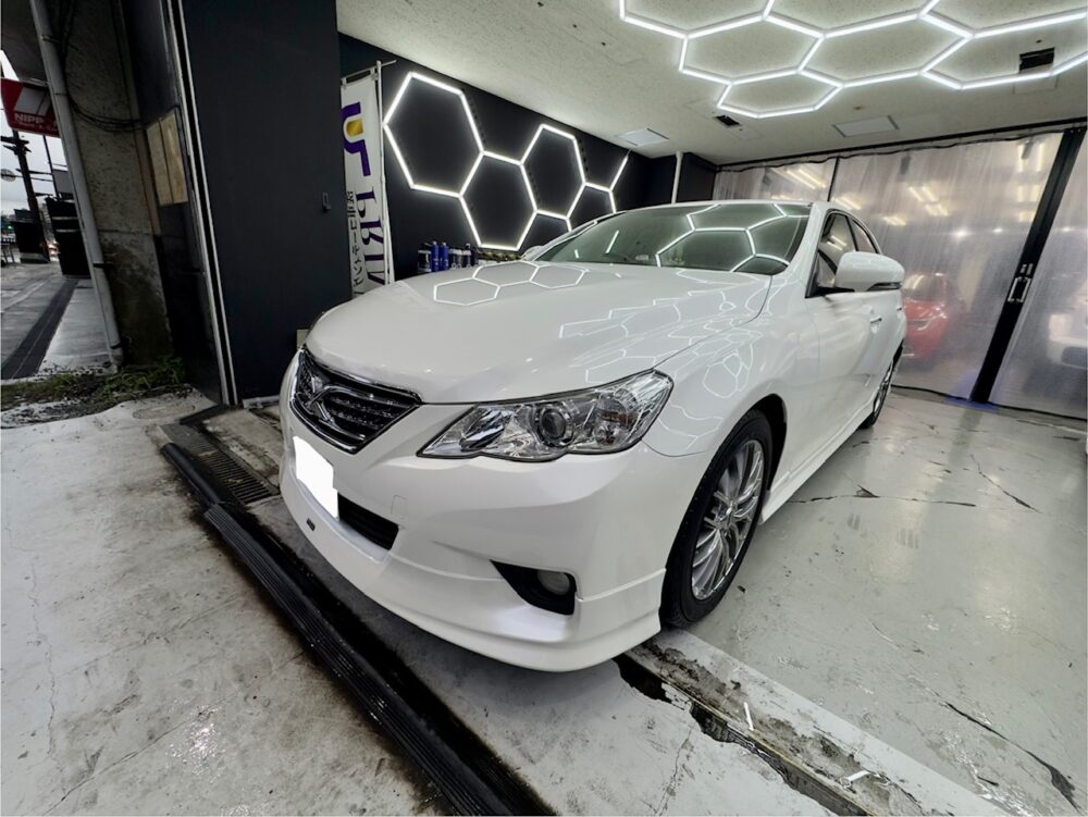 【3PH洗車】トヨタ マークX 横須賀市