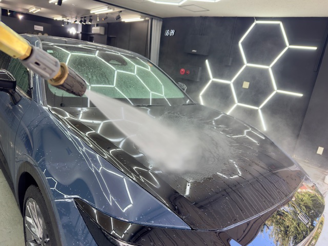 クラウンクロスオーバー 高圧洗浄 ケルヒャー