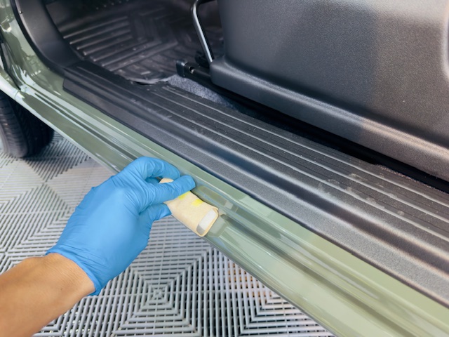 ジムニー ドア内側コーティング 横浜