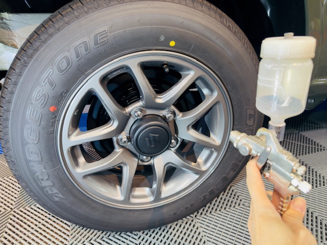 ジムニー ホイールコーティング 横浜