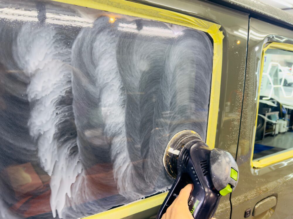 ジムニー 油膜除去 横浜