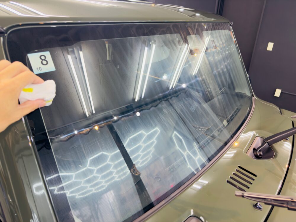 ジムニー 窓ガラス全面コーティング 横浜