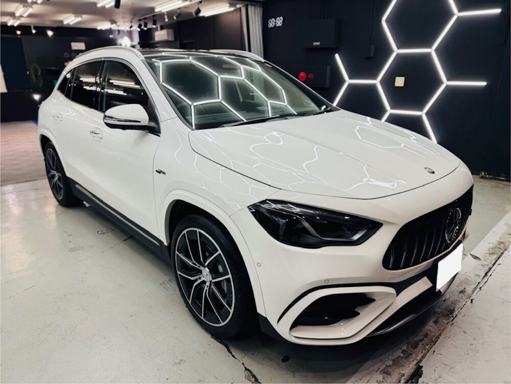 メルセデスベンツ GLA 洗車 コーティング 安い 早い 綺麗