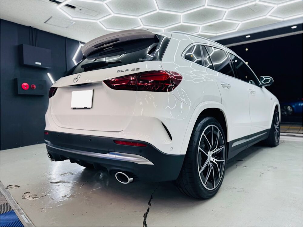 メルセデスベンツ GLA 洗車 コーティング 横浜 大田区 品川区 目黒区 世田谷区 町田