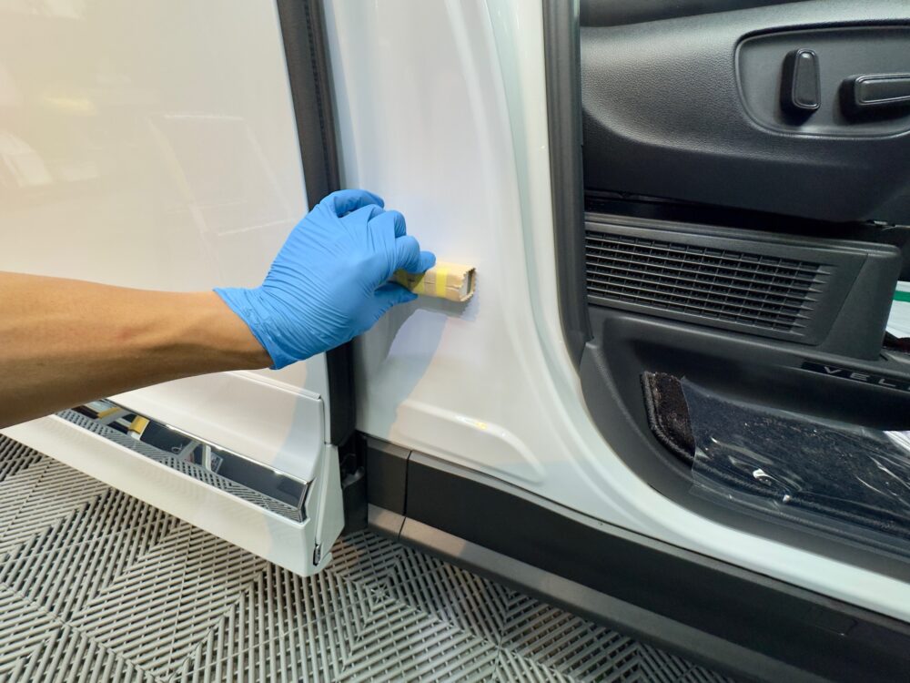 ヴェルファイア ドア内側コーティング 横浜