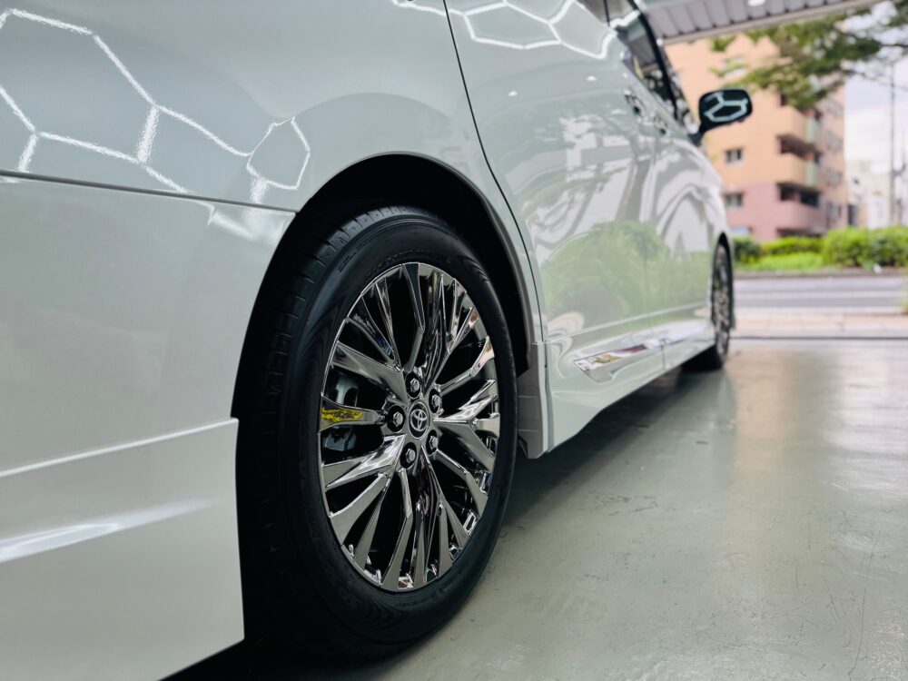 ヴェルファイア ホイールコーティング 横浜 西区 中区 南区 神奈川区 保土ヶ谷区 港南区 磯子区 川崎