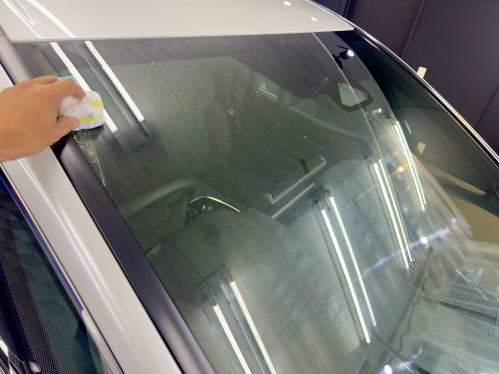 ヴェルファイア 窓ガラスコーティング 横浜 西区 戸部町