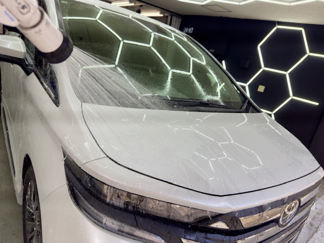 ヴェルファイア 純水洗車 横浜 西区 戸部町