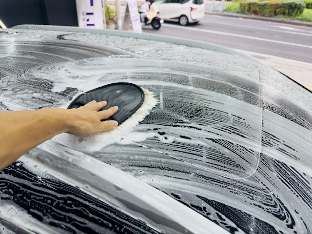 日産 エクストレイル ムートングローブ ムートン洗車 横浜 西区