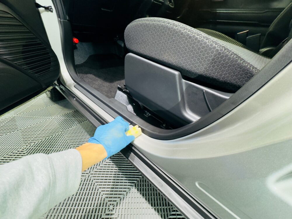 スズキ ハスラー ドア内側コーティング 横浜