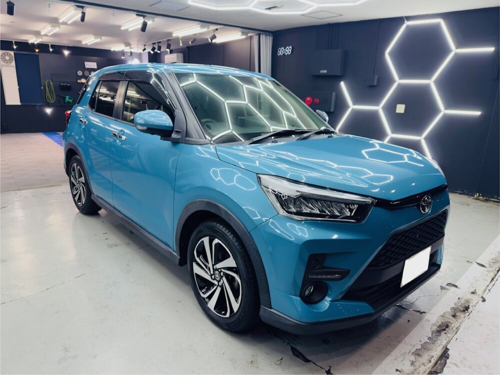 トヨタ ライズ 純水洗車 手洗い洗車 横浜