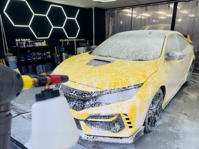 ホンダ シビック タイプR プレミアム洗車 横浜 西区 戸部町