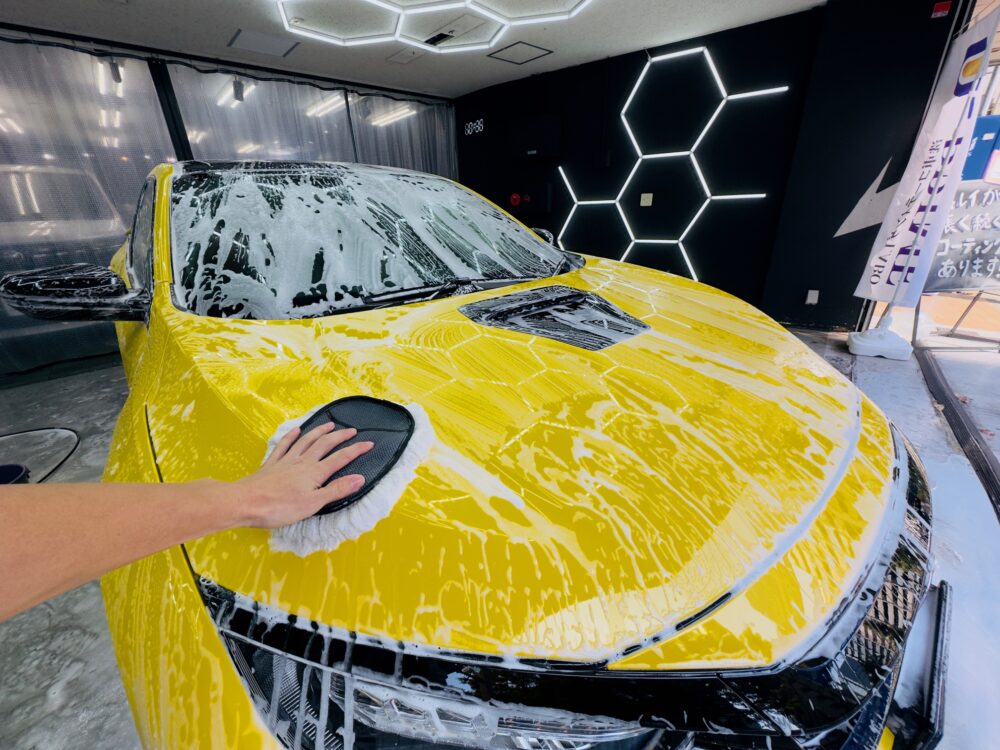 ホンダ シビック タイプR ムートン洗車 ムートングローブ 横浜