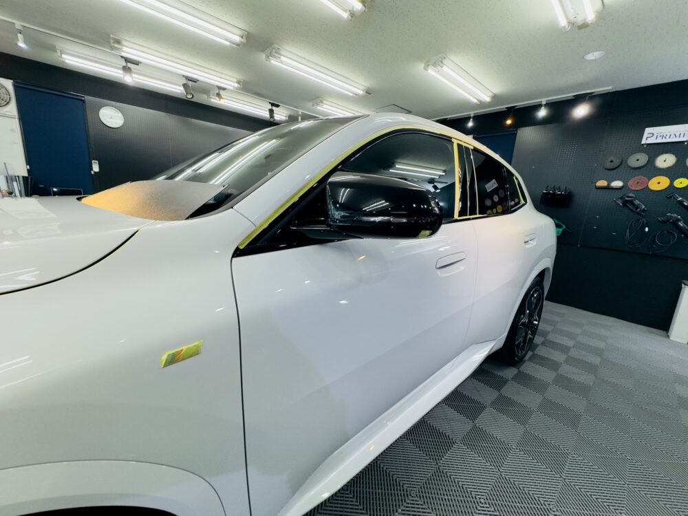BMW X2 マスキングテープ 養生