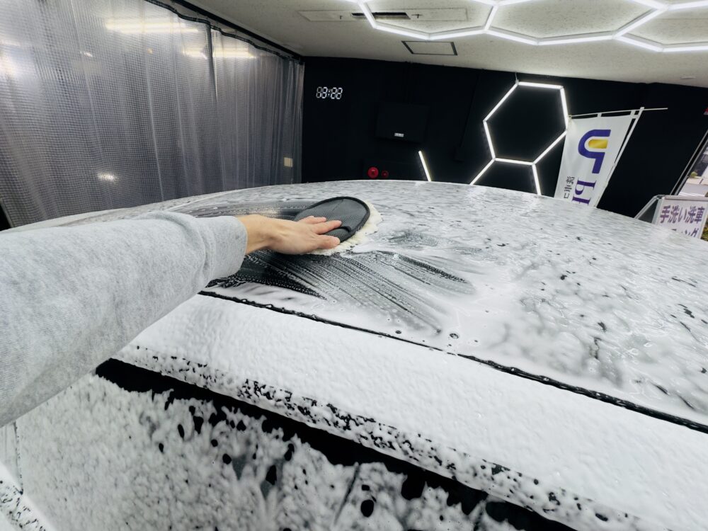 テスラモデルY ムートングローブ ムートン洗車 横浜