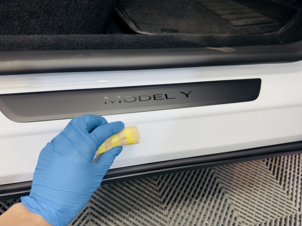 テスラモデルY ドア内側コーティング 横浜